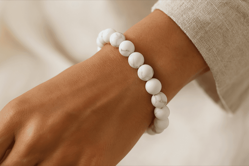 Howlite Crystal Bracelet 3