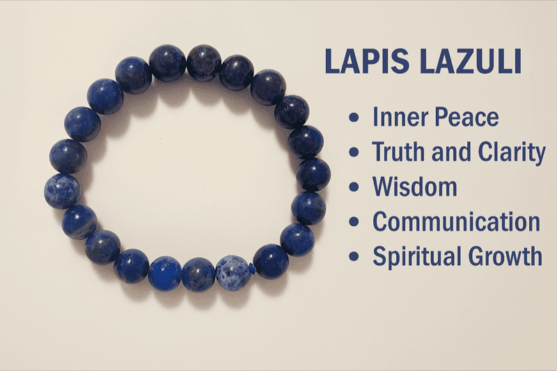 Lapis Lazuli Crystal Bracelet 2