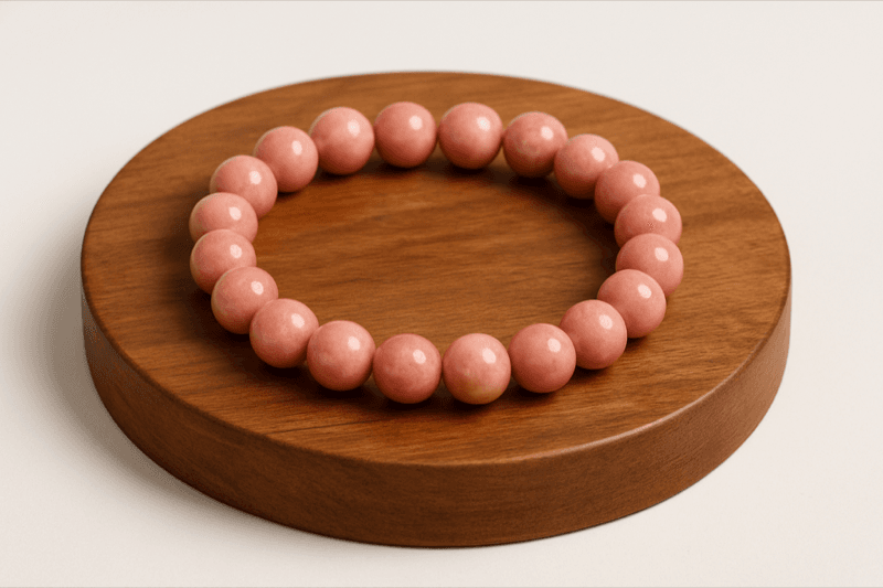 Rhodochrosite Crystal Bracelet 4