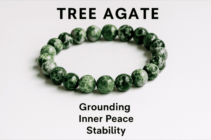 Tree Agate Crystal Bracelet